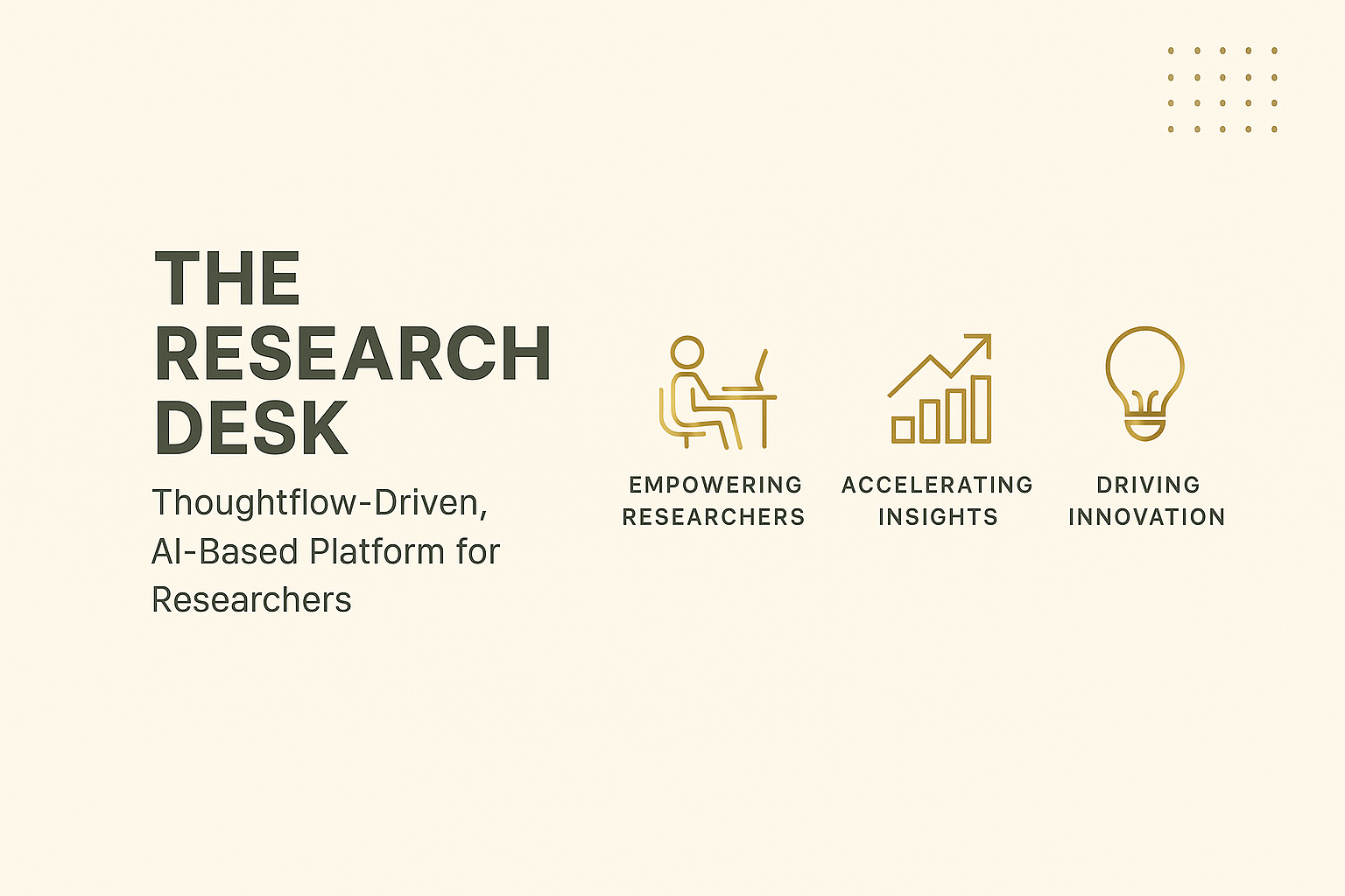The Research Desk platform